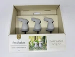 3-PACK Cement Rabbit Pot Stakes Threshold Bunny For Indoor/outdoor. Fixed Price $18.99.