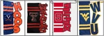 Collegiate Ncaa Banner Garden Flag Vertical 12" X 18" Single-sided Applique. Fixed Price $14.99.
