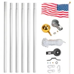 25FT Solemn Outdoor Decoration Sectional Halyard Us Flagpole Kit. Fixed Price $70.00.