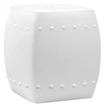 Safavieh Villa Glazed Ceramic Decorative Garden Stool White ACS4524A. Fixed Price $136.53.