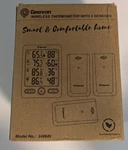 Geevon Indoor/outdoor Thermometer Wireless With 3 Remote Sensors, Digital Save. Fixed Price $15.75.