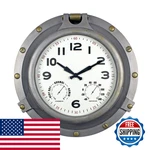 Poolmaster 18-INCH Indoor And Outdoor Wall Clock Hygrometer Thermometer. Fixed Price $97.55.