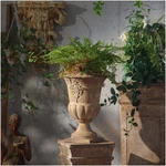 16INCH Tall Vintage Garden Iron Urn Planters For Indoor And Outdoor Plants, E.... Fixed Price $81.96.