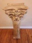 Classic Greek Roman Column Pedestal Corinthian Style Fluted Home Decor 44". Fixed Price $345.00.