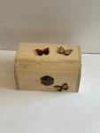 Wood Jewelry Box With Merry Christmas Sticker, Stylish & Good Storage Solution. Fixed Price $23.75.
