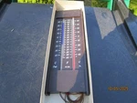 Vintage Chaney Tru Temp Indoor Outdoor Thermometer New Box. Fixed Price $19.95.