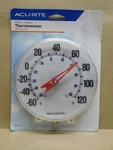 Acurite Indoor Outdoor Analog Thermometer W/ Bracket 00346 - New Nip 5" Dial. Fixed Price $9.99.