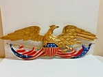 Vtg 1958 American Eagle Whitehall Metal Studio Wall Plaque Decor Usa Patriotic. Fixed Price $115.00.