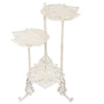Vintage Cast Iron 3-TIER Plant Stand, Elegant Butterfly & Floral Design With .... Fixed Price $245.99.