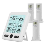 Timloon Indoor Outdoor Digital Thermometer Hygrometer With 3 Wireless Sensors.... Fixed Price $38.60.