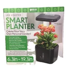 Gerson International Led Lighted Smart Planter Indoor Garden Adjust Height Nib. Fixed Price $30.00.