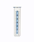 Mateda 7" Capacity Rain Gauge Glass Replacement Tube With Lid Design Clear. Fixed Price $13.35.