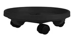 Bloem Round Plant Stand Caddy W/wheels Saucer Tray (CAD1200), Black, 12". Fixed Price $23.79.