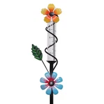 Esttop Flower Rain Gauge Outdoor, 5 Inch Glass Tube Freeez-proof Metal Black. Fixed Price $20.95.