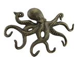 Zeckos Swimming Octopus Antique Bronze Finish Decorative Wall Hook. Fixed Price $34.19.