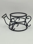 Wrought Iron Watering Can Stand Holder Rustic Garden Planter Display Black. Fixed Price $32.00.
