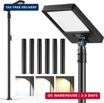 100" Solar Outdoor Street Lights With Pole & Remote, IP65 Waterproof 420 Leds. Fixed Price $194.98.