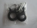 3 Rings W/ Carabiner Clips" Pole Hooks Can Hold 2 Flags, Replacement Set Rv. Fixed Price $13.90.
