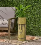 Glacier Outdoor Easter Island Tiki Urn By Christopher Knight Home. Fixed Price $105.00.