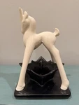 Shawnee Pottery Young Gazelle White & Black Planter Mcm/art Deco See Photos. Fixed Price $100.00.