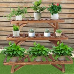 Set Of 3 Plant Bench Stand Flower Pot Rack Garden Display Shelf Outdoor Indoor. Fixed Price $30.90.