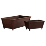 Nearly Natural Rectangle Planters (set Of 2). Fixed Price $71.99.