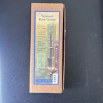 Conant Custom Brass Vermont 5" Rain Gauge New Open Box. Fixed Price $30.00.
