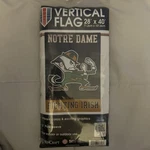 New Notre Dame Fighting Irish Vertical Flag 28"X40" Package Ncaa. Fixed Price $29.99.