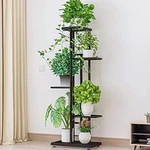 5-SHELF Plant Stand, Flower Display For Indoors Outdoors, Metal. Fixed Price $25.83.