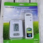 Acurite Wireless Indoor Outdoor Digital Temperature Thermometer Clock & Memory. Fixed Price $17.95.