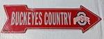 Ohio State Buckeyes Arrow Sign - Country Room Bar New 20" X 6". Fixed Price $13.45.