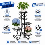 4 Tier Metal Plant Stand Indoor Outdoor Flower Rack Shelf Garden Holder. Fixed Price $56.99.
