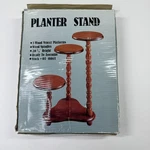 Vintage Walmart 3 Wood Platforms Taiwan Planter Stand 01-0061 Nos. Fixed Price $39.60.
