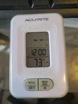 Acurite 02044W1 Wireless Thermometer Indoor/outdoor Clock *display Only*. Fixed Price $14.00.