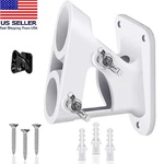 Two-position Flag Pole Bracket Heavy Duty Cast Aluminum Wall Mount For Outside. Fixed Price $8.99.