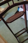 Bombay Company Gentleman's Suit Valet Butler Stand Dark Cherry Wood Finish 42". Fixed Price $75.00.