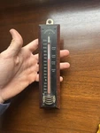 Vtg 1950'S-60'S Taylor Wall Wood/metal Thermometer Indoor/outdoor/fahrenheit. Fixed Price $42.00.