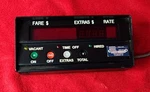 Vintage Rmi Taxi Meter RM-2500S Mirada California Usa Black Metal Untested. Fixed Price $120.00.