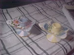 Mackenzie Childs Wildflowers Butterfly Candle Holders Set Of 2 Mint Box. Fixed Price $125.00.