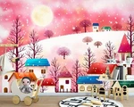 3D Snowflake Tree 7829 Wallpaper Print Murals Us Coco. Fixed Price $104.99.