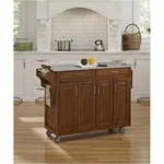 Hawthorne Collections 49" Wood Kitchen Cart With Granite Top In Oak. Fixed Price $724.61.