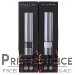 Cole & Mason Slimline Electric Salt Pepper Mills + Free Thermometer MSRP$300. Fixed Price $149.99.