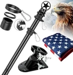 American With Kit - 5FT Heavy Duty Stainless Steel Flagpole For Outsid. Fixed Price $26.85.