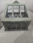 Wardian Case Repro Gothic Style Terrarium Glass Box. Fixed Price $250.00.
