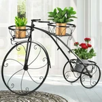 Antique Wrought Iron Bike Plant Stand Indoor Outdoor Bicycle Flower Dispaly Rack. Fixed Price $39.92.