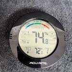 Acurite Pro Accuracy Indoor Temperature And Humidity Monitor With Alarms. Fixed Price $15.00.