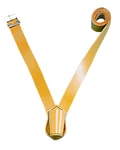 Tan/russet Single Leather Carrying Belt Color Guard Parade Flagpole Holder Annin. Fixed Price $55.75.