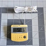Radio Shack Indoor Outdoor Thermometer 63-854. Fixed Price $17.95.