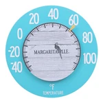 104-120MV2 La Crosse 8" Margaritaville Indoor/outdoor Floating Dial Thermometer. Fixed Price $15.95.