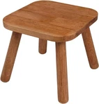 Solid Step Wooden Plant Stand Round Footstool Walnut 9.3". Fixed Price $23.19.